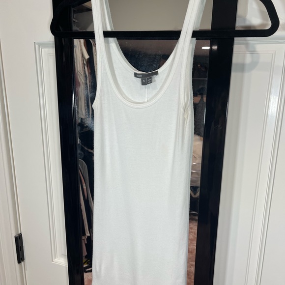 Vince small ribbed white tank top small - Picture 6 of 9